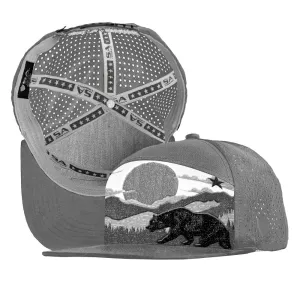 Performance Flat Bill Snapback | Golden State Stealth | Dark Grey PreOrder