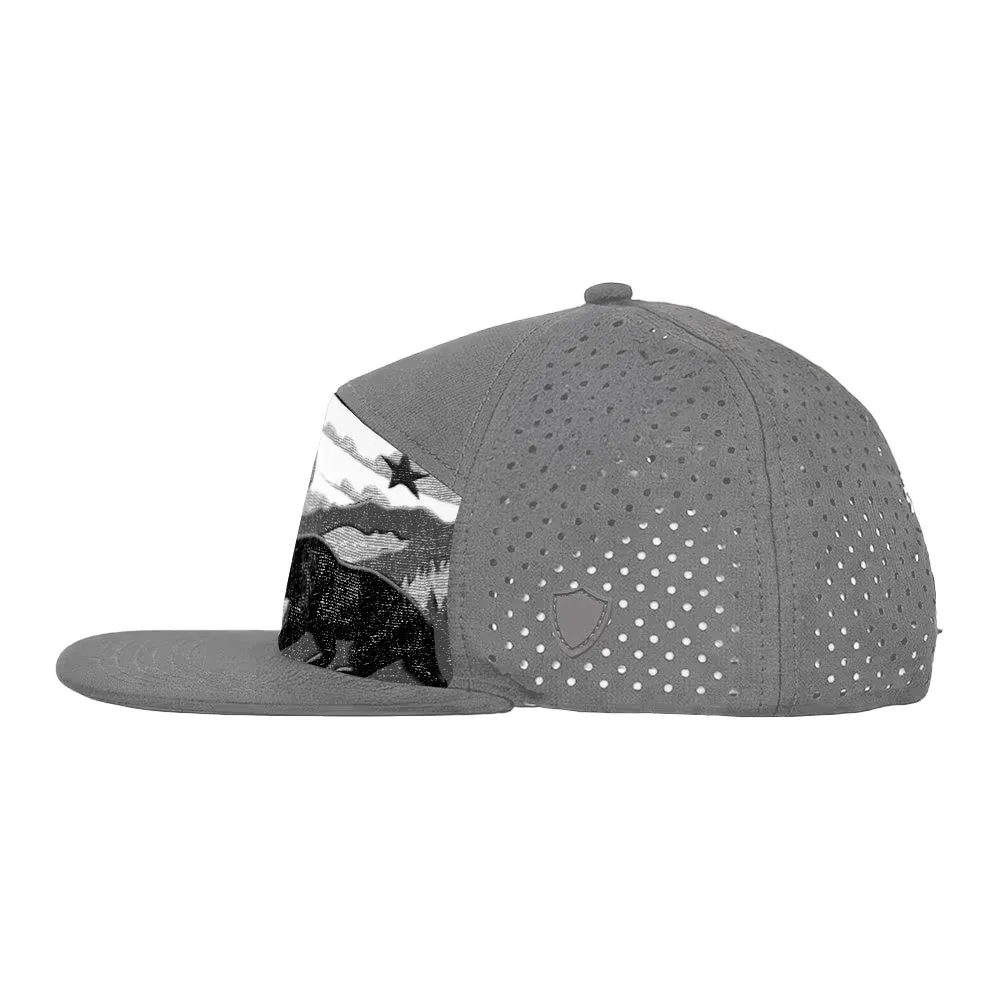 Performance Flat Bill Snapback | Golden State Stealth | Dark Grey PreOrder