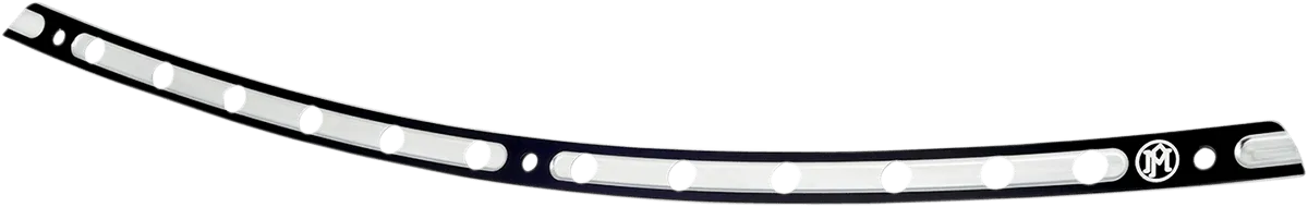 Performance Machine 0209-2016SCA-SM Scallop Windscreen Trim - Black Ops