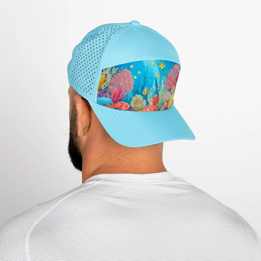 Performance Snapback | Reef Glow | Aqua