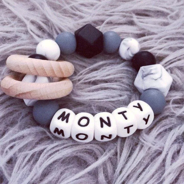 Personalised Silicone Teething Ring