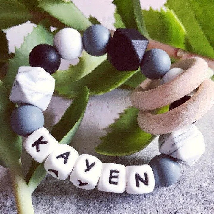 Personalised Silicone Teething Ring
