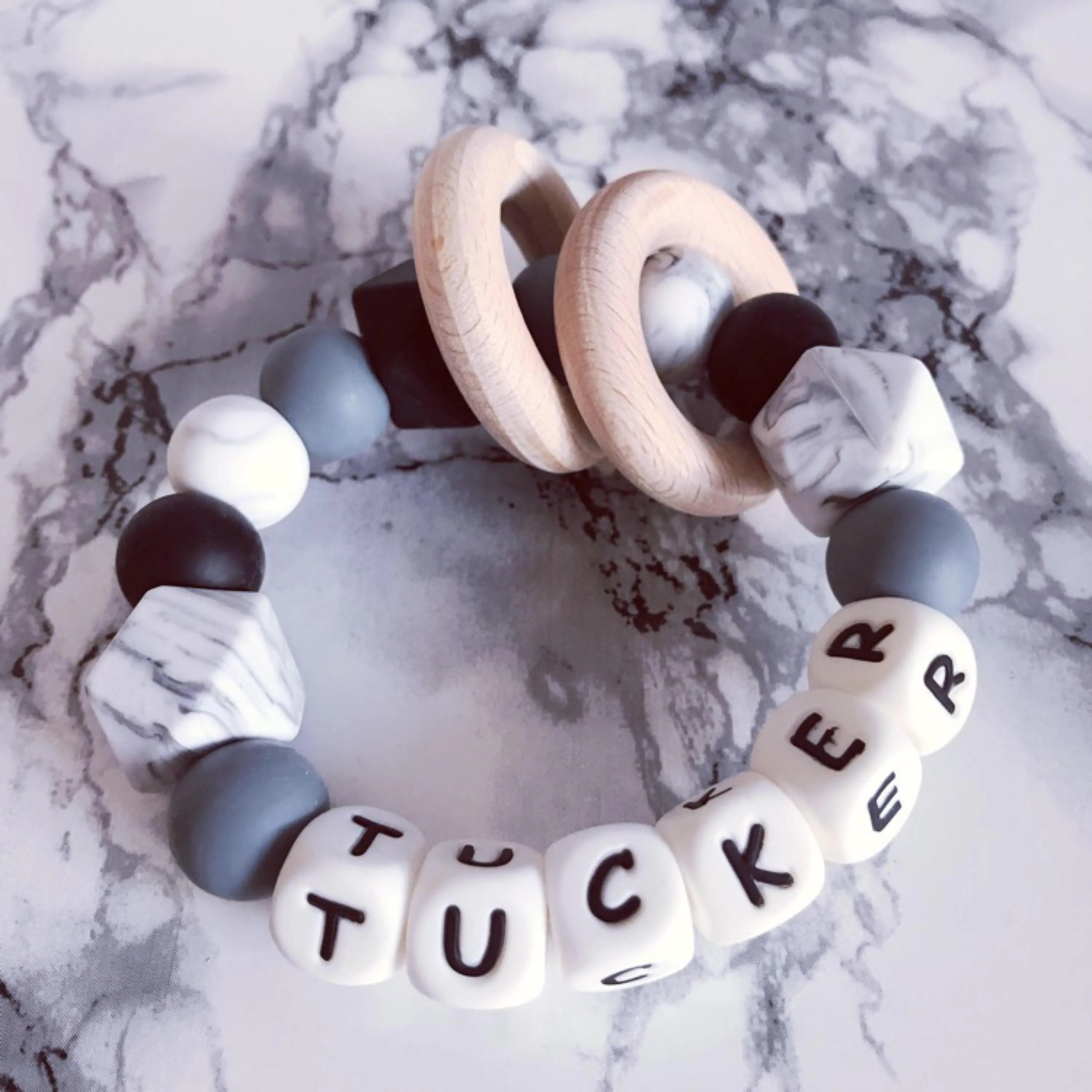 Personalised Silicone Teething Ring