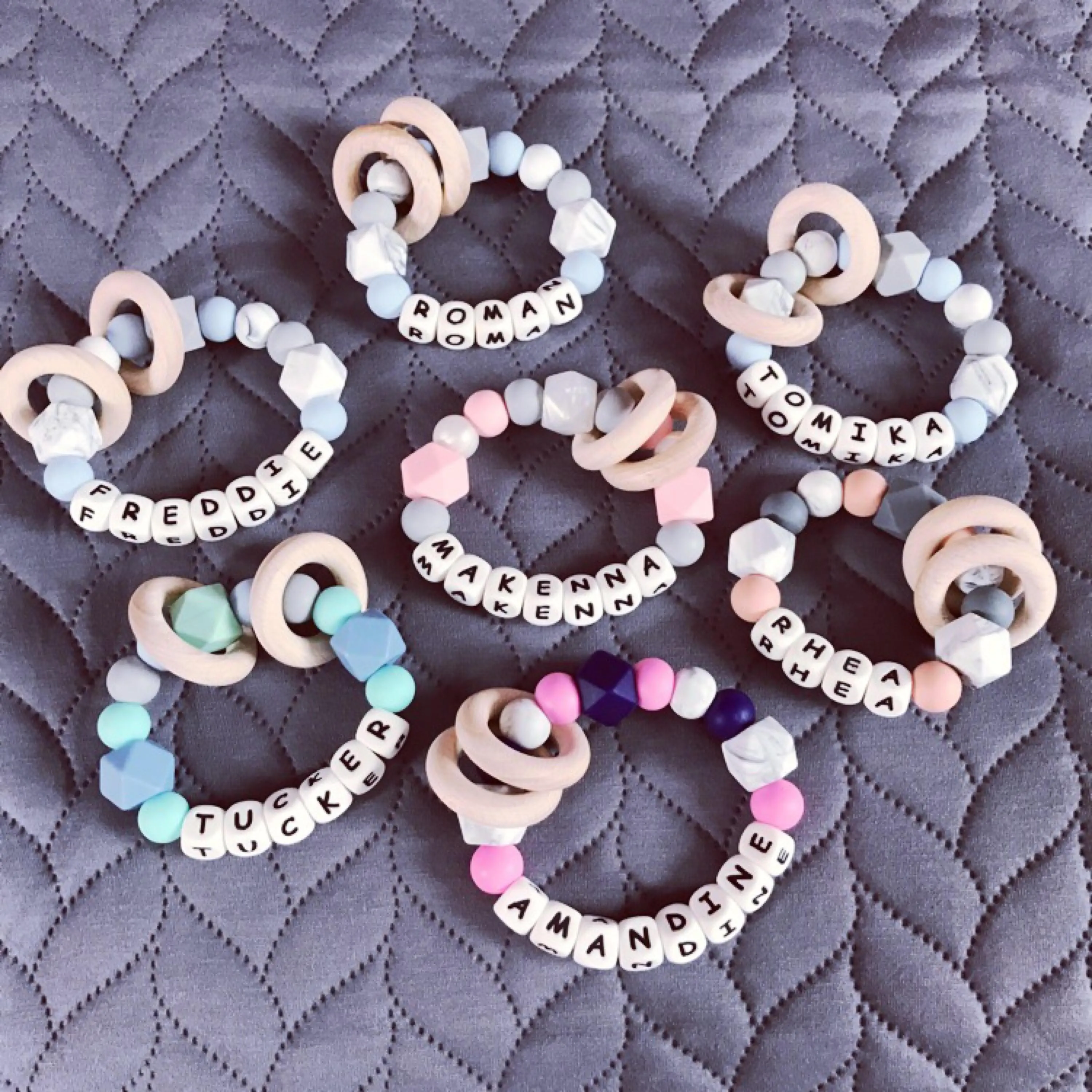 Personalised Silicone Teething Ring