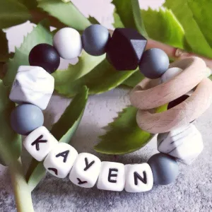 Personalised Silicone Teething Ring