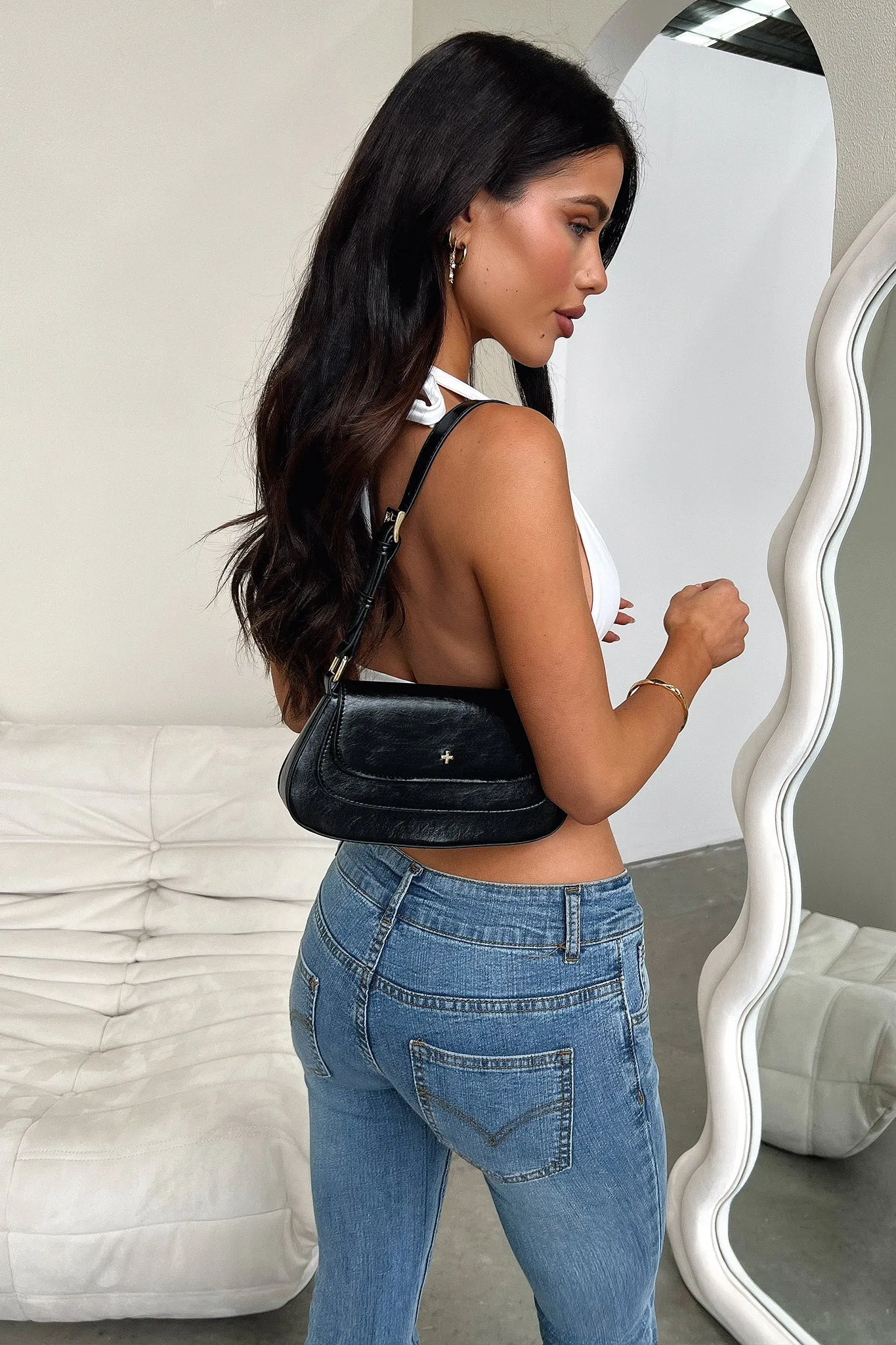 Peta   Jain Nikki Shoulder Bag - Black