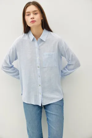 PINSTRIPE BUTTON DOWN SHIRT