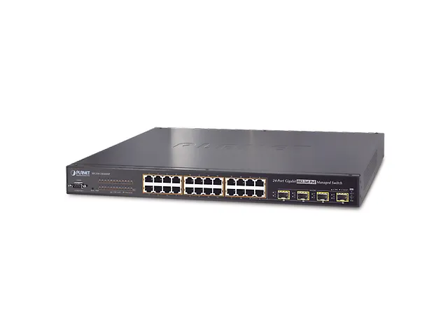 Planet Wgsw 24 Switch 24 Puertos 10/100/1000 T 4 Puertos Combo Tp/Sfp Gigabit
