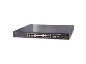 Planet Wgsw 24 Switch 24 Puertos 10/100/1000 T 4 Puertos Combo Tp/Sfp Gigabit