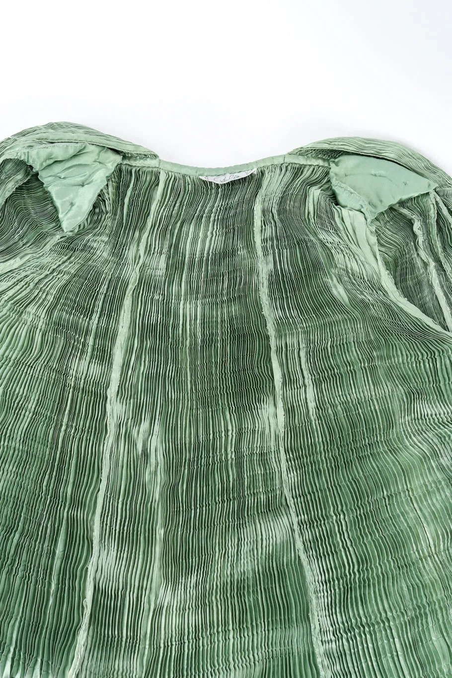 Pleated Silk Jacket