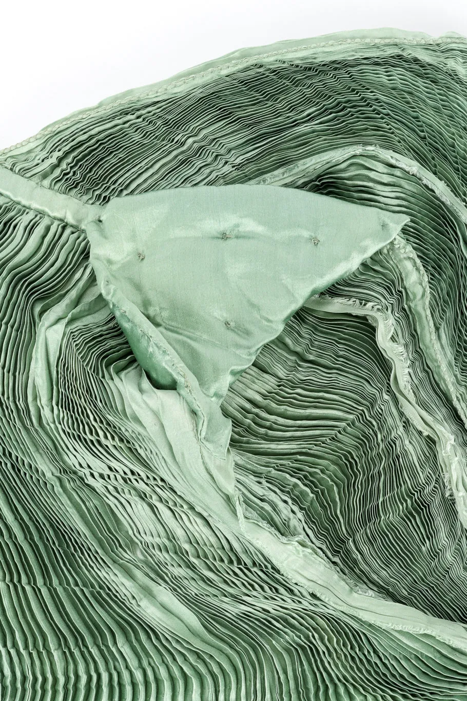 Pleated Silk Jacket
