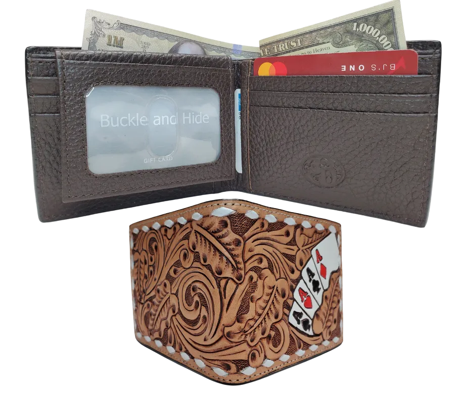 Poker Face Bi-Fold Wallet