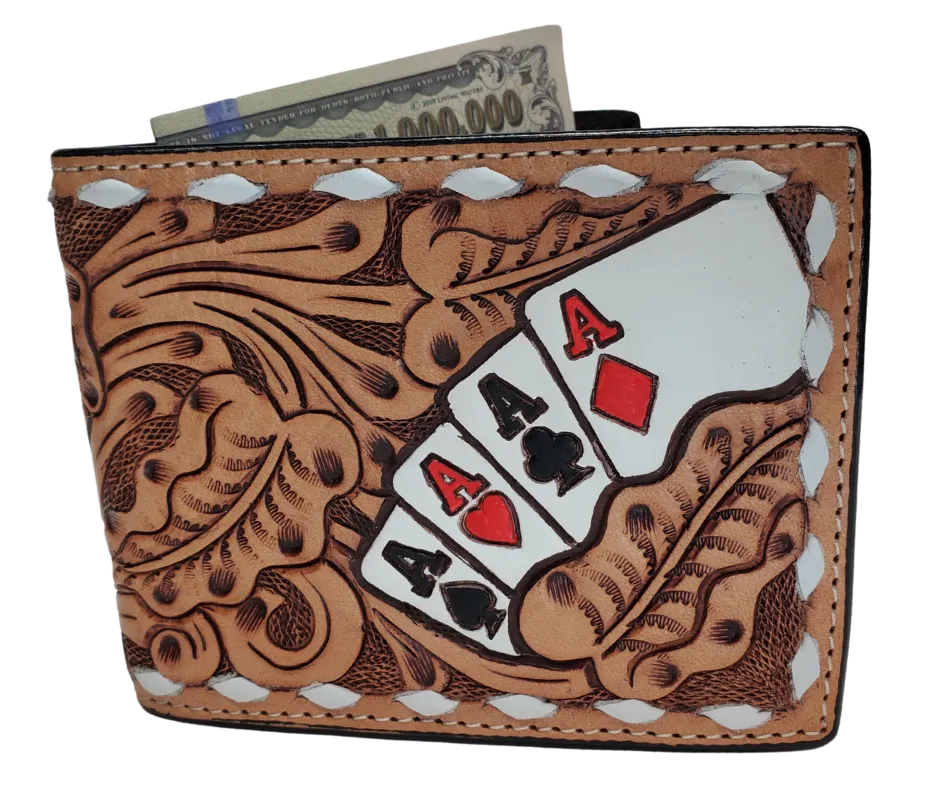Poker Face Bi-Fold Wallet