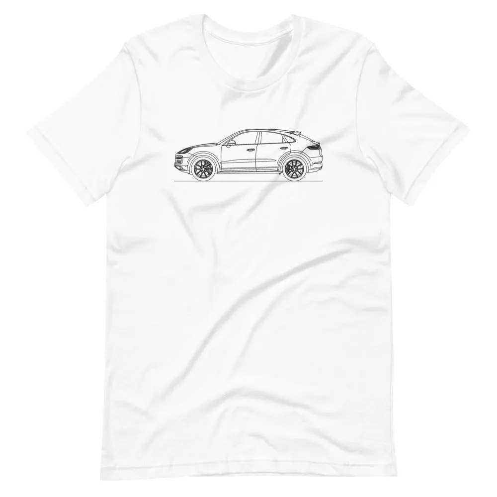 Porsche Cayenne E3 Turbo S Coupé silhouette T-shirt