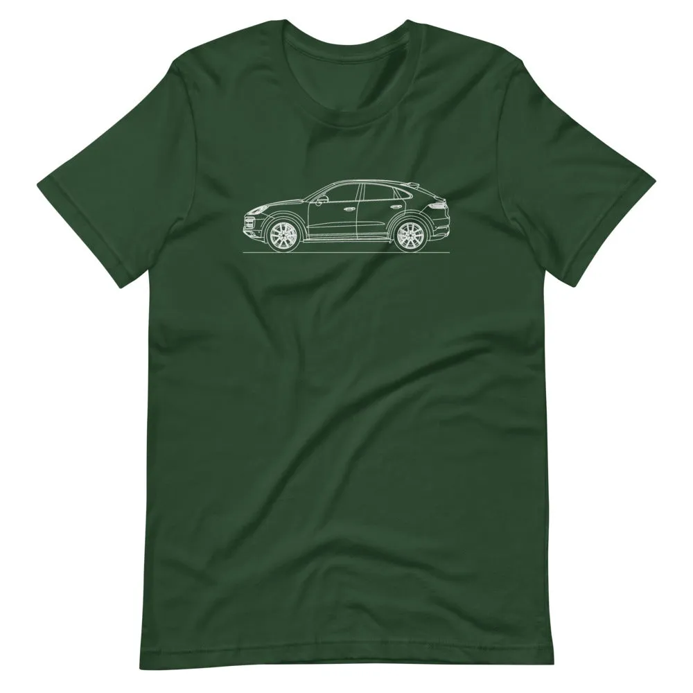 Porsche Cayenne E3 Turbo S Coupé silhouette T-shirt