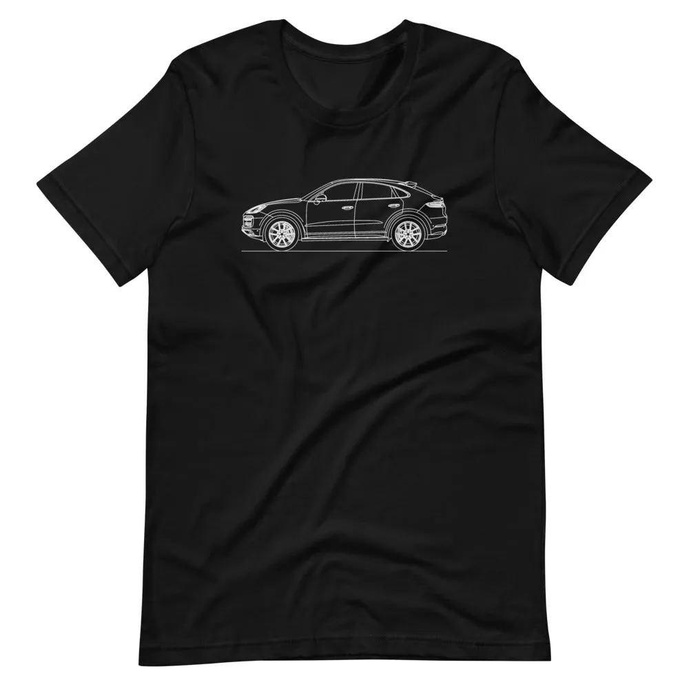 Porsche Cayenne E3 Turbo S Coupé silhouette T-shirt