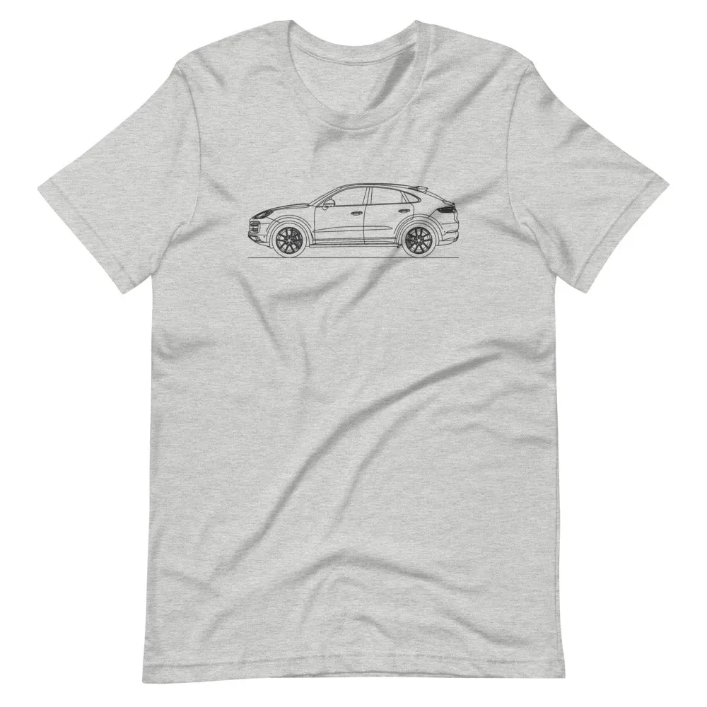 Porsche Cayenne E3 Turbo S Coupé silhouette T-shirt