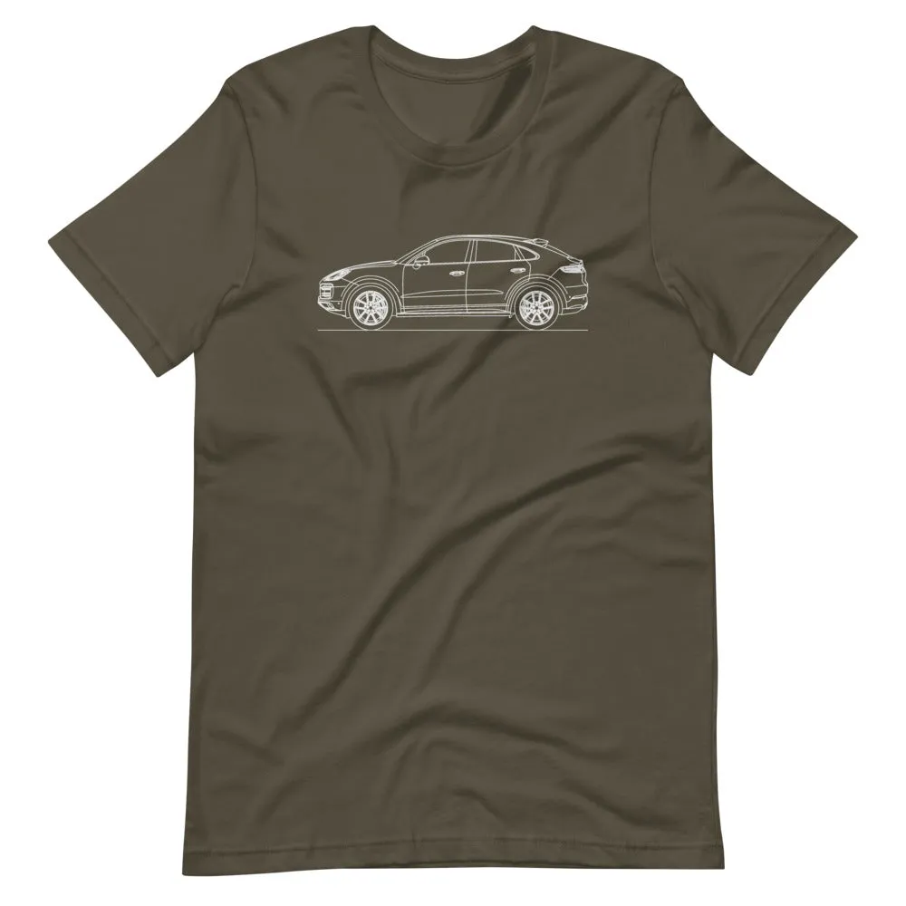 Porsche Cayenne E3 Turbo S Coupé silhouette T-shirt