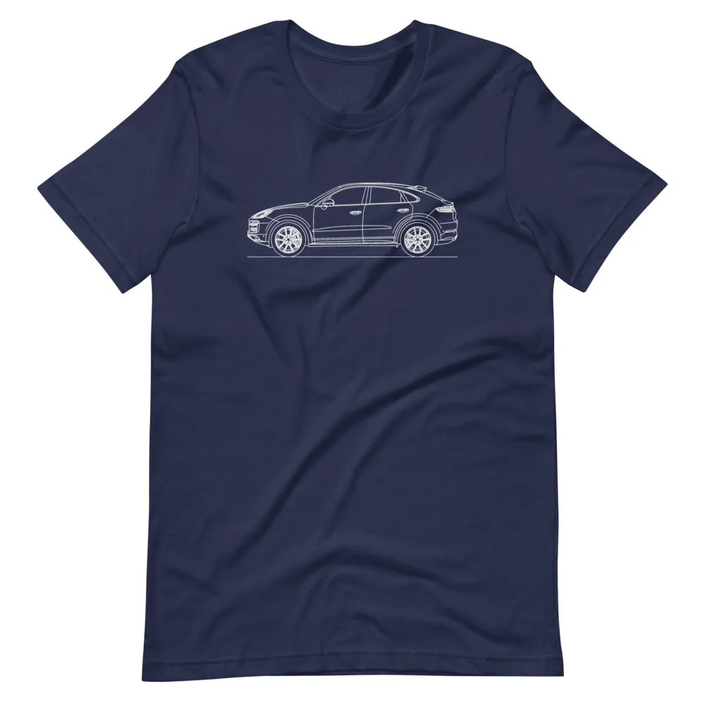 Porsche Cayenne E3 Turbo S Coupé silhouette T-shirt