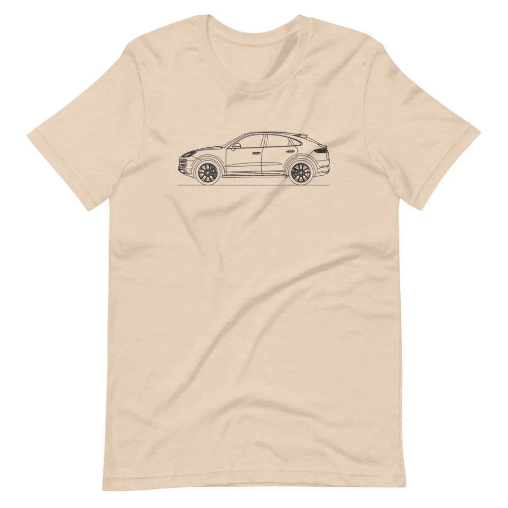 Porsche Cayenne E3 Turbo S Coupé silhouette T-shirt