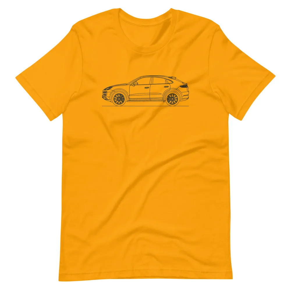 Porsche Cayenne E3 Turbo S Coupé silhouette T-shirt