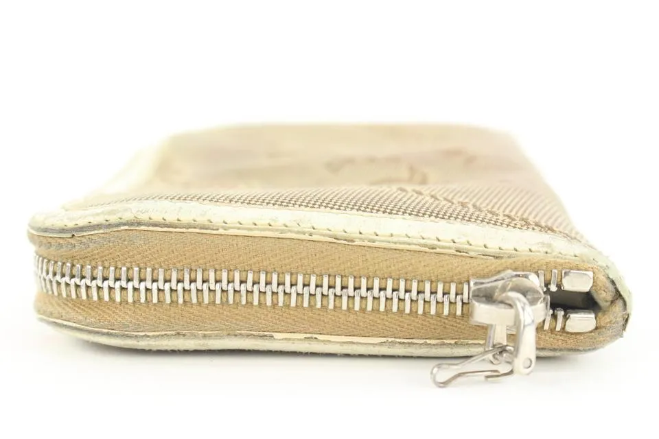 Prada Beige Zippy Wallet 335pr223
