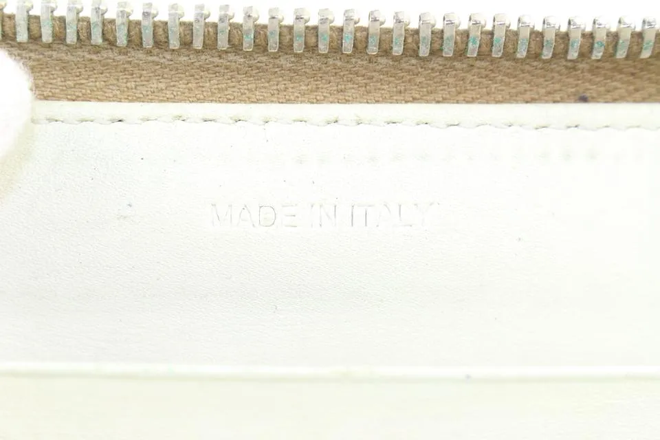 Prada Beige Zippy Wallet 335pr223