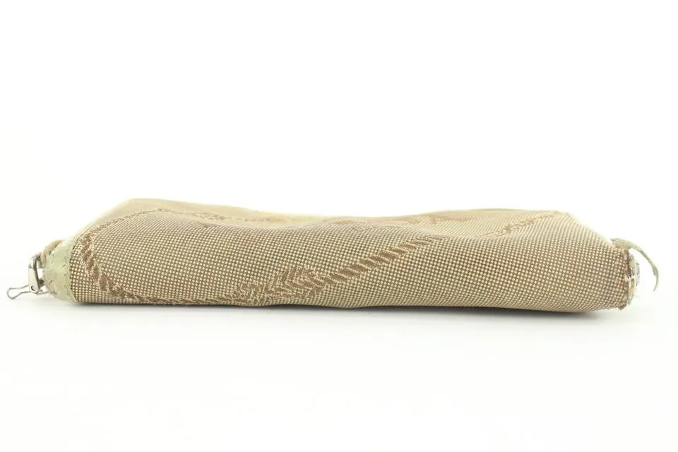 Prada Beige Zippy Wallet 335pr223
