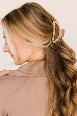 Precious To Me Claw Hair Clip- Mocha