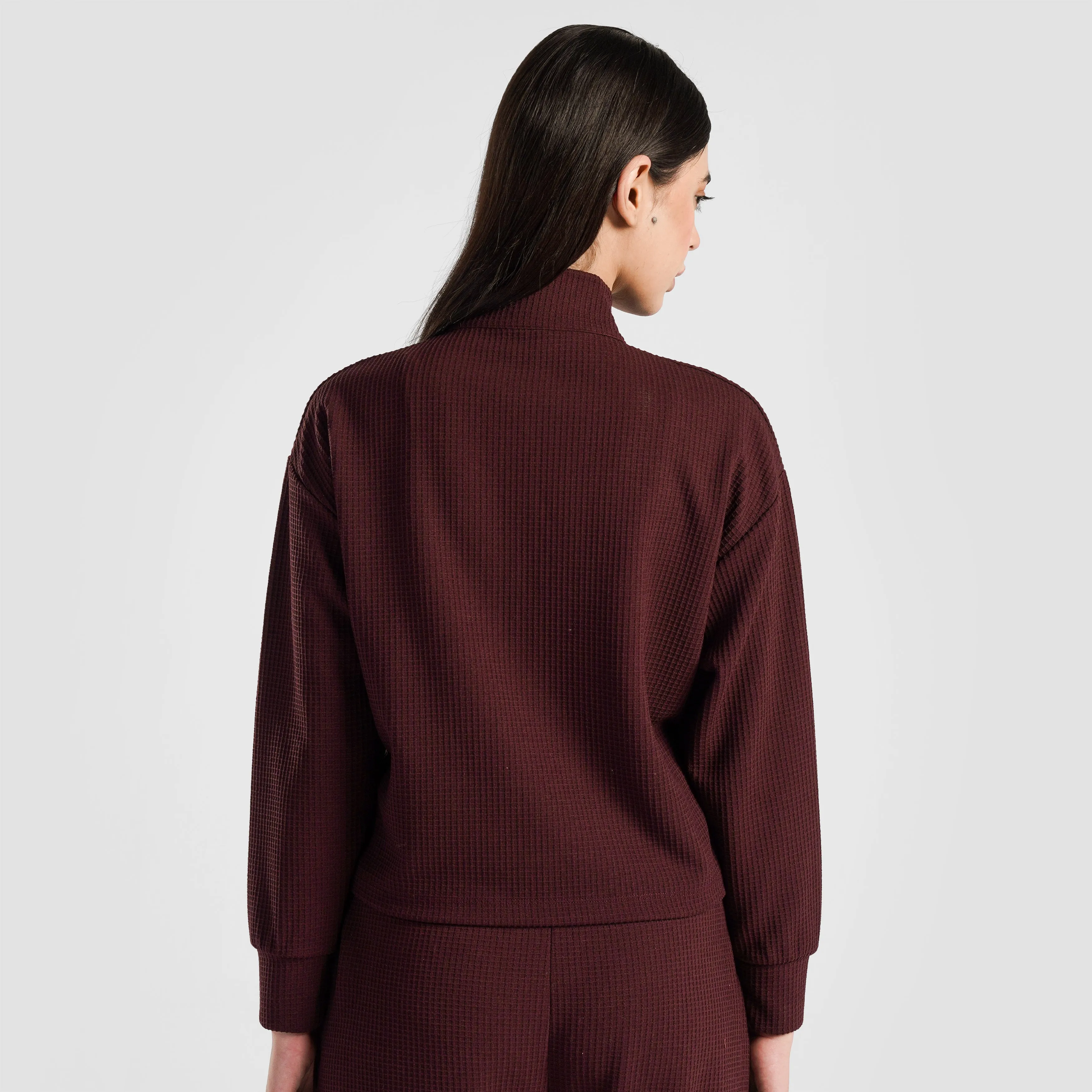 Prime Half Zip Upper (Burgundy)