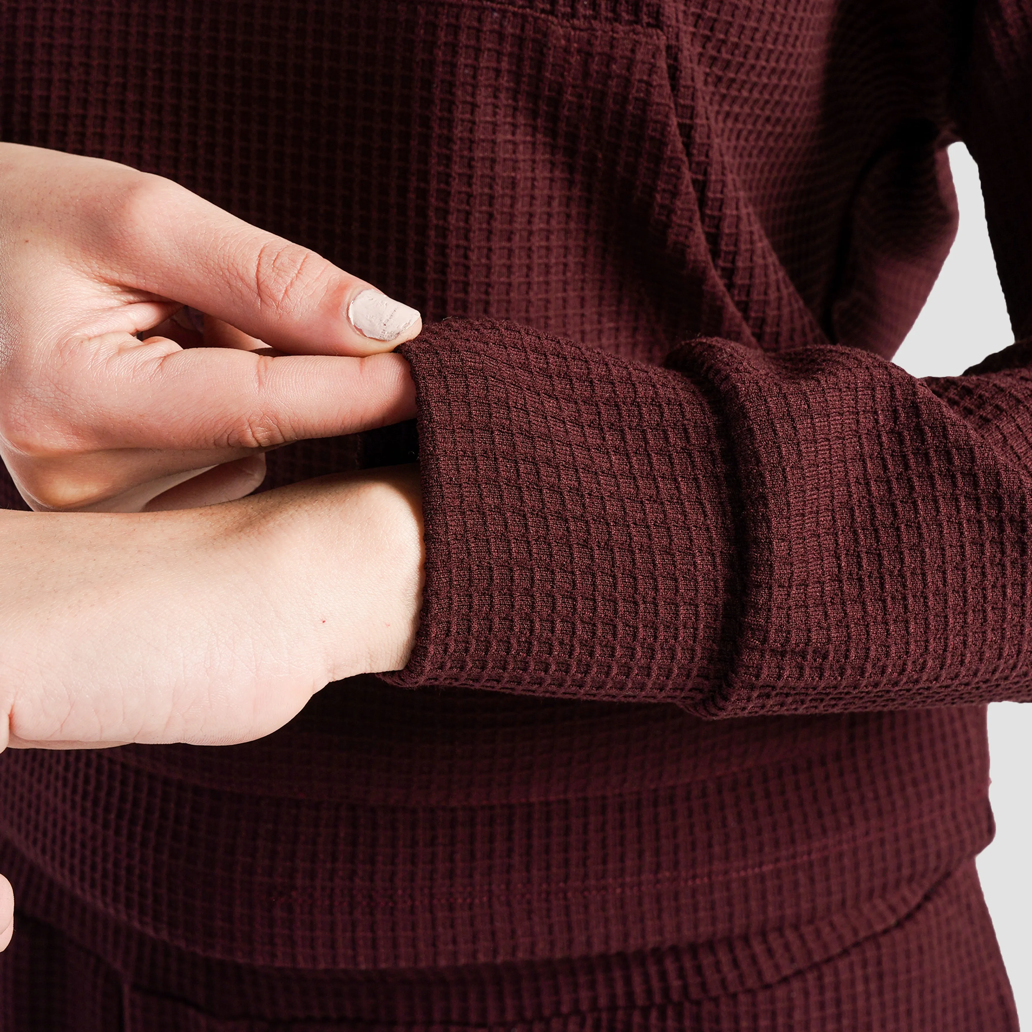 Prime Half Zip Upper (Burgundy)