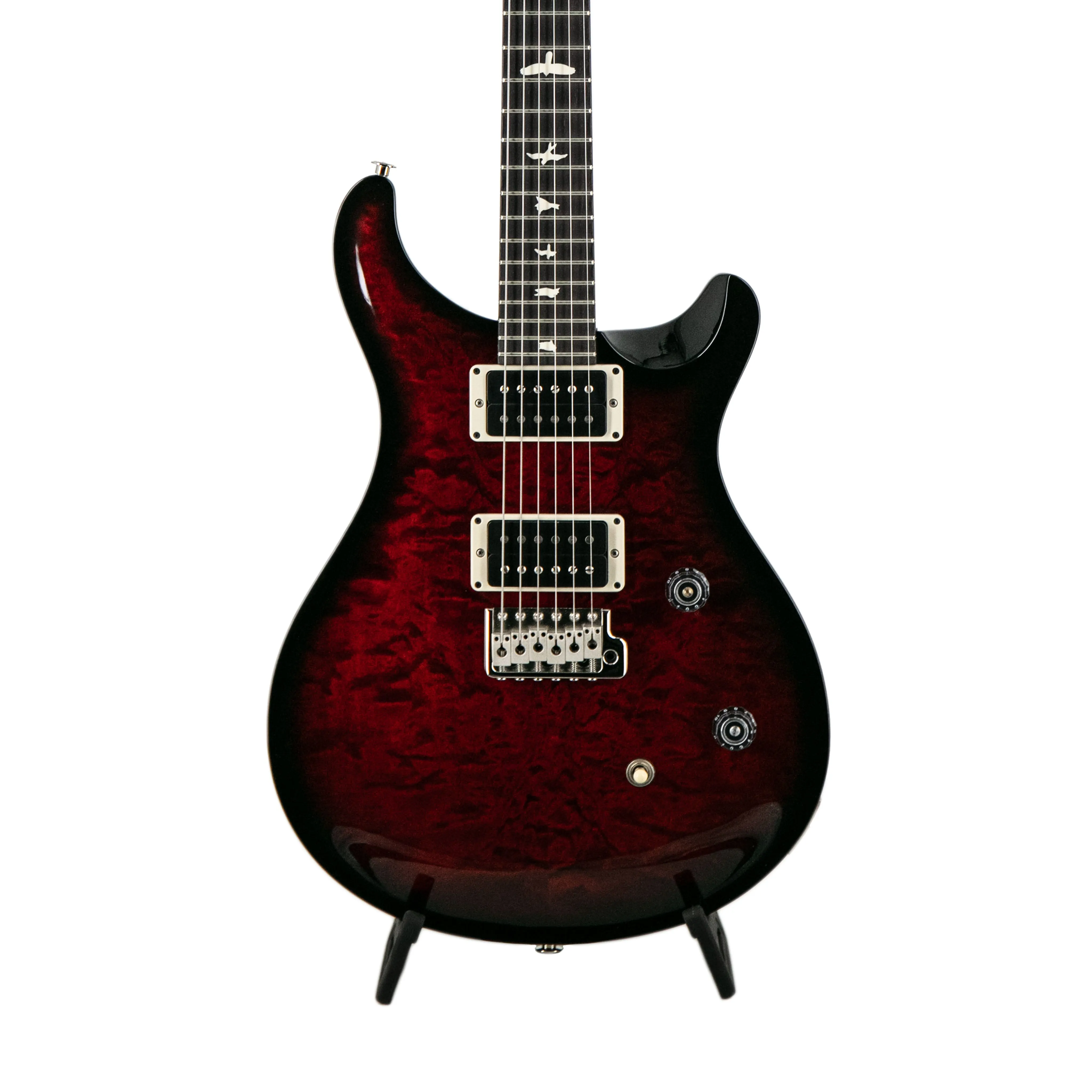 PRS CE24 Quilt Top Electric Guitar w/Bag, Custom Color, Black Gold Burst