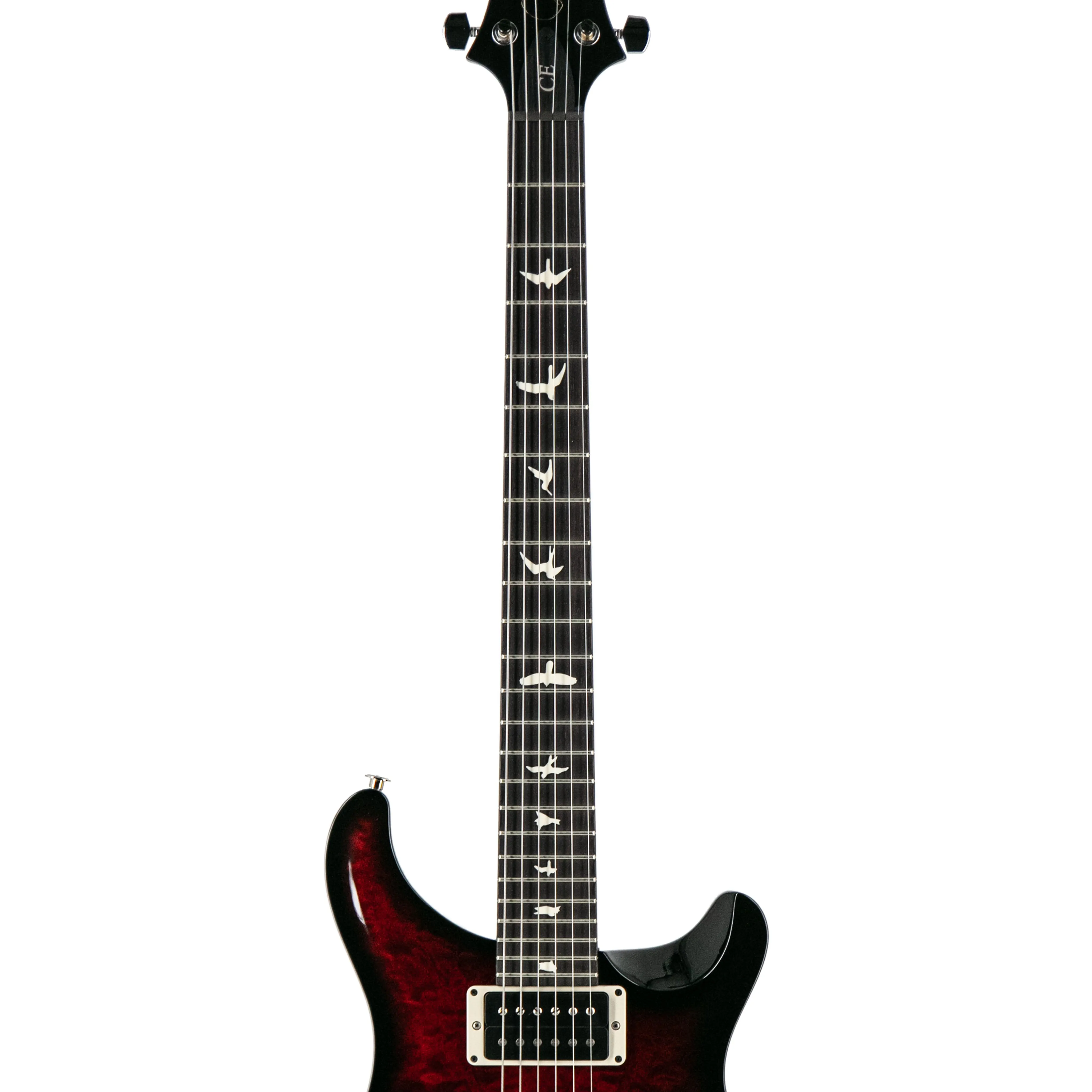 PRS CE24 Quilt Top Electric Guitar w/Bag, Custom Color, Black Gold Burst