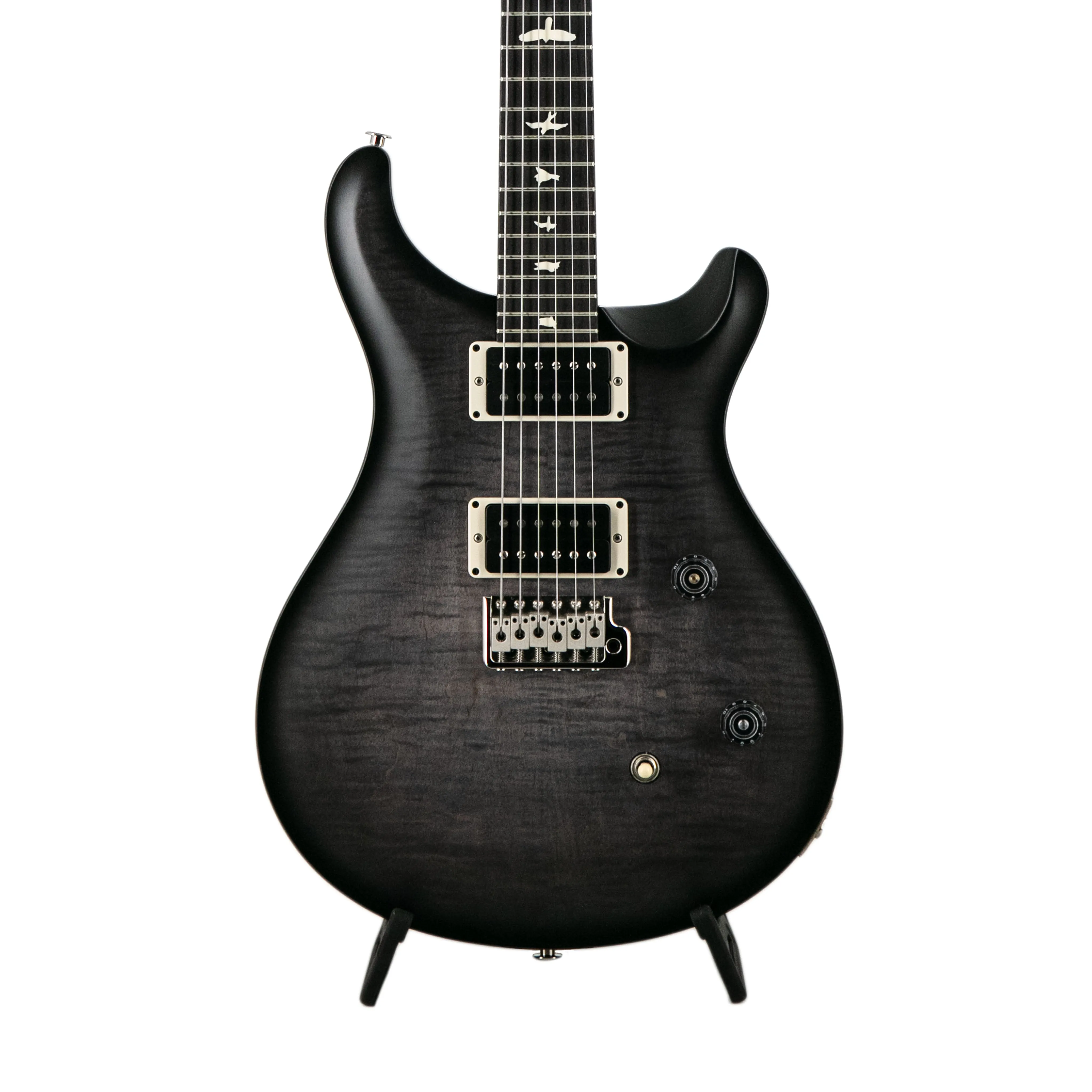 PRS CE24 Satin Electric Guitar w/Bag, Custom Color, Faded Grey Black Smokeburst