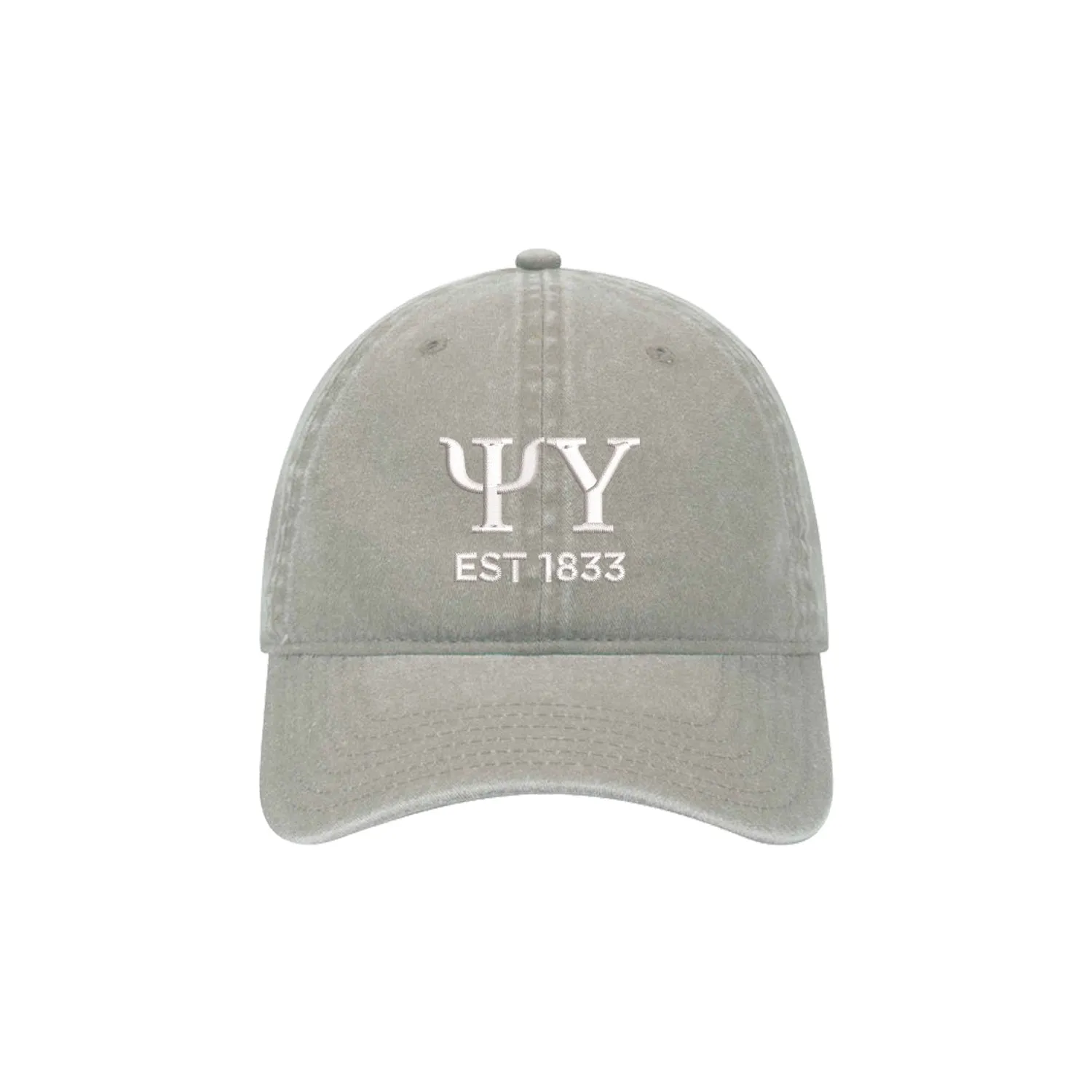 Psi Upsilon Relaxed Fit Hat - EST 1833