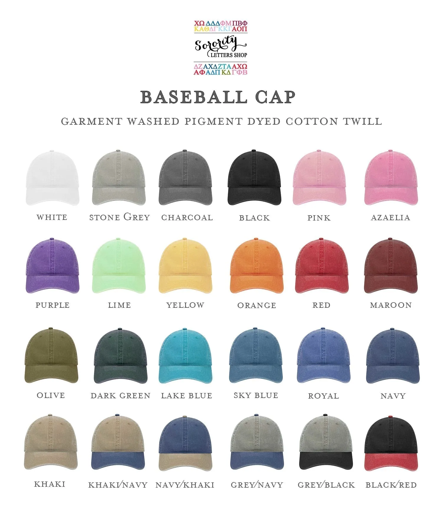 Psi Upsilon Relaxed Fit Hat - EST 1833