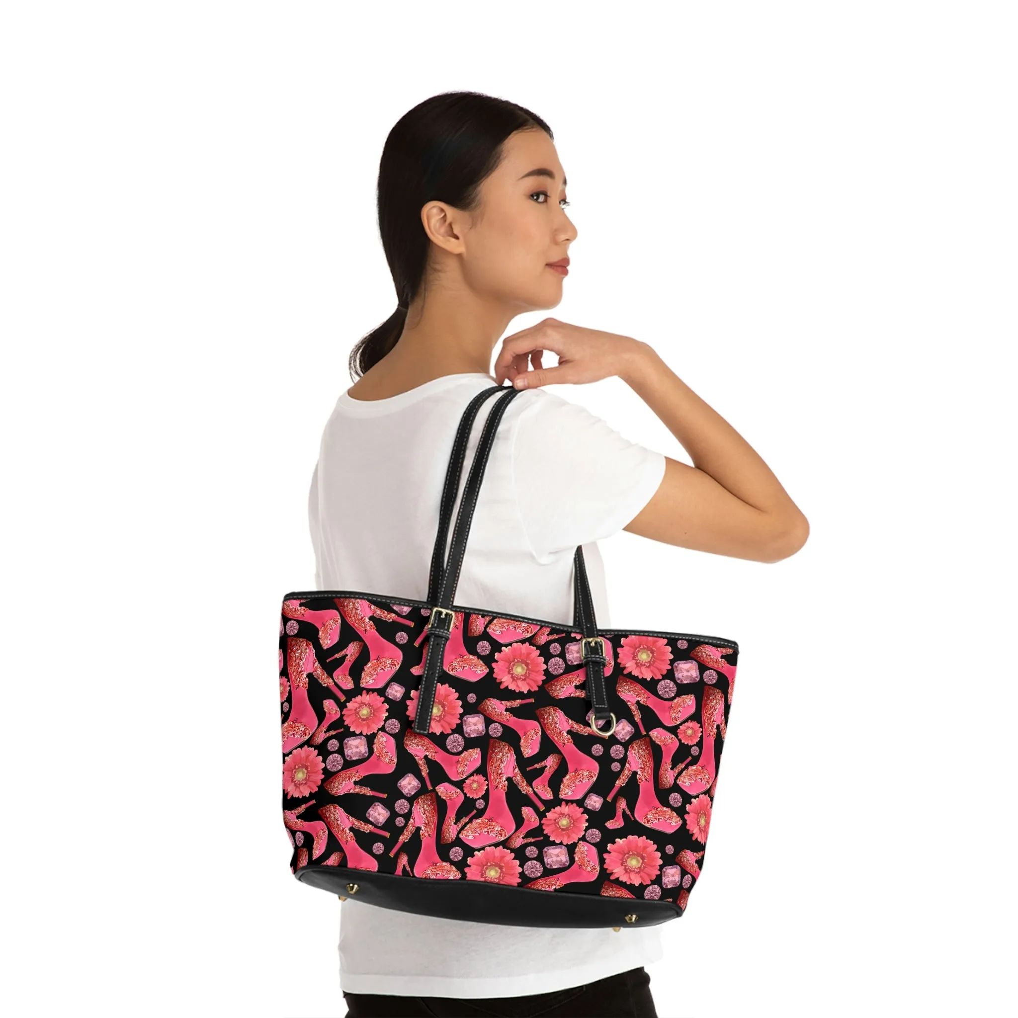 PU Leather Shoulder Bag 'Influencer Glam'