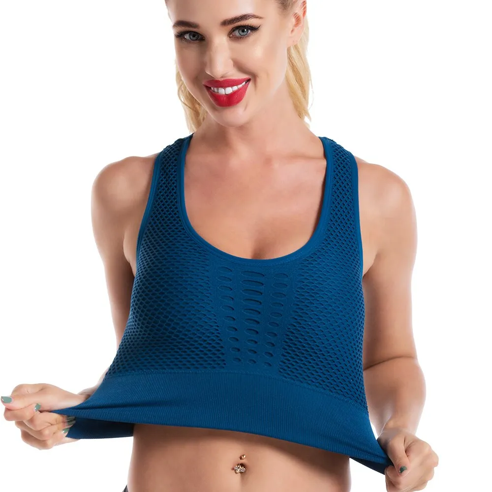 Push up Sport bh | Ademende sport bh zonder naden
