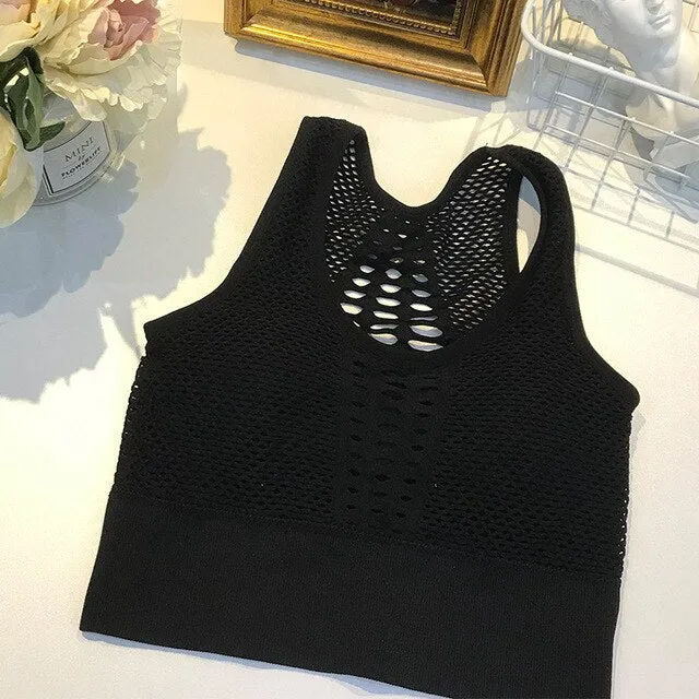 Push up Sport bh | Ademende sport bh zonder naden