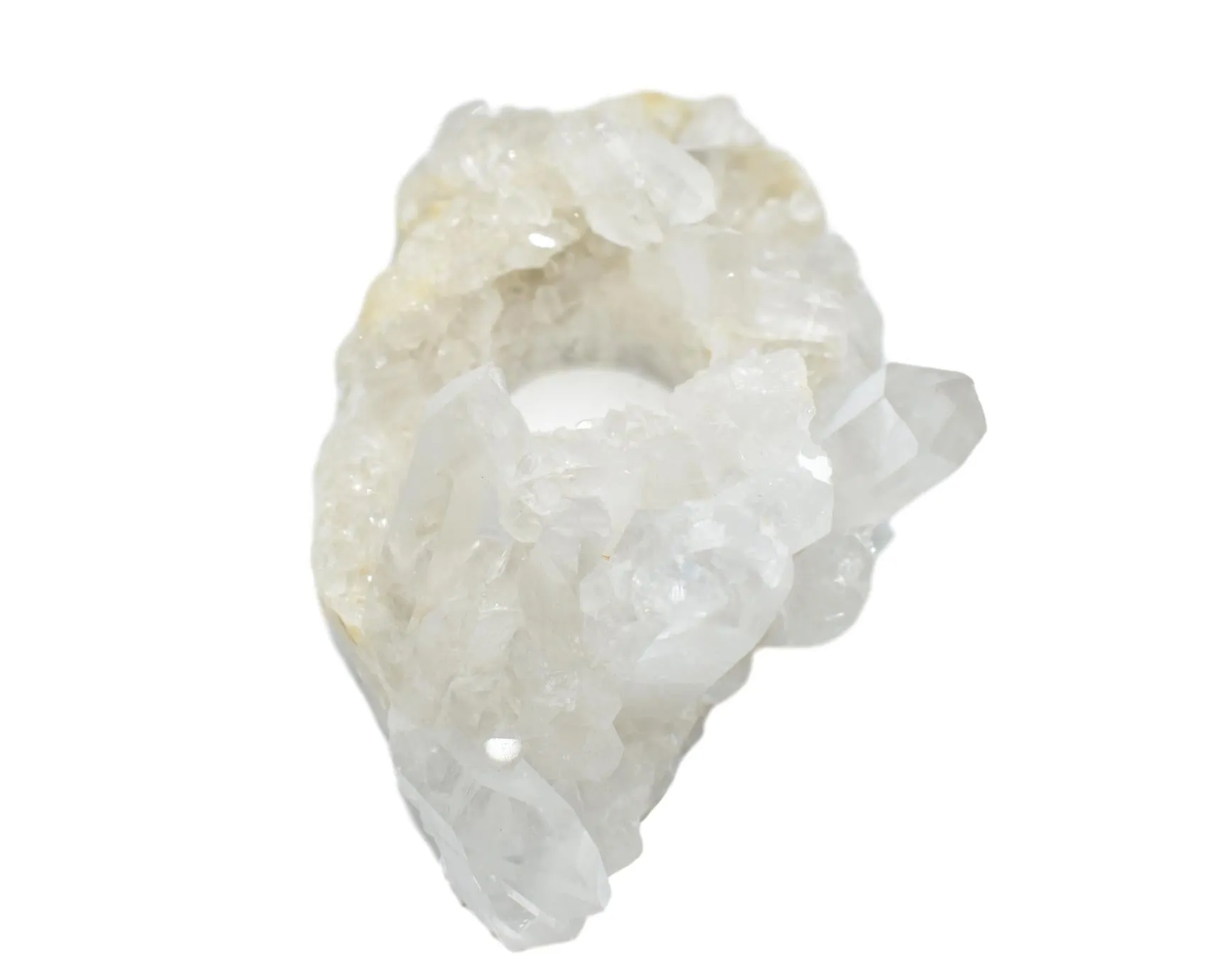 Quartz Cluster Candle Holder
