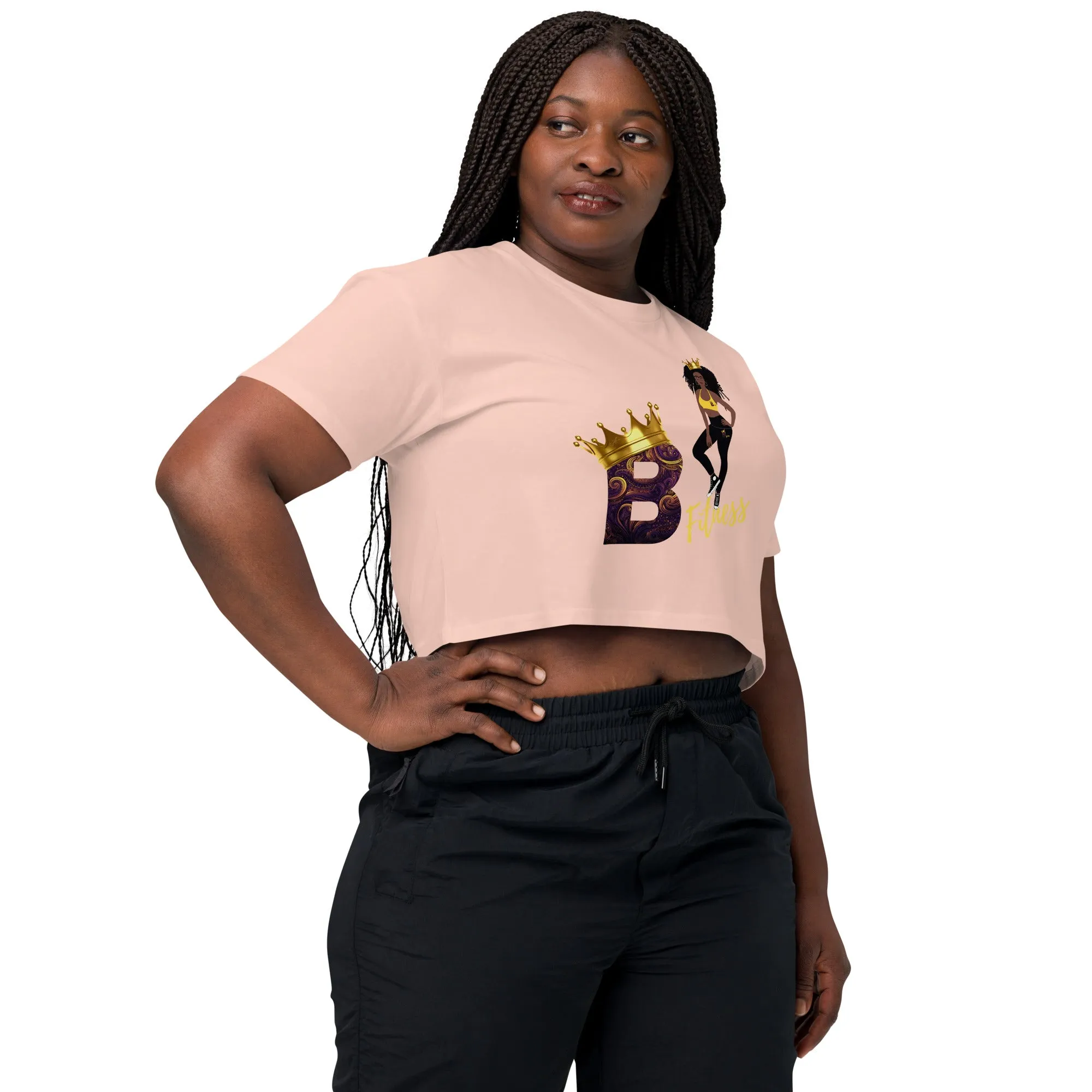 "B Fitness" - Crop Top T-Shirt
