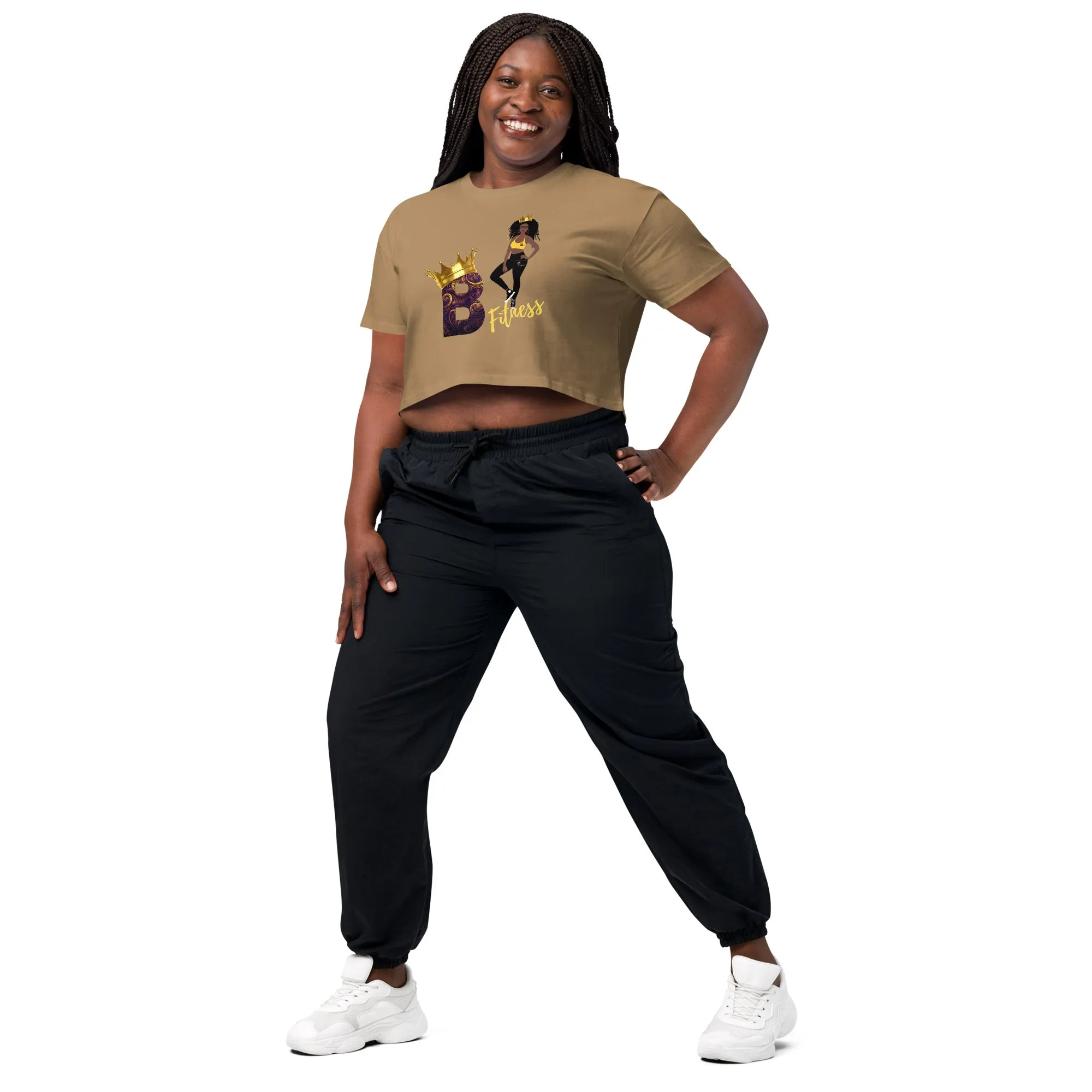 "B Fitness" - Crop Top T-Shirt