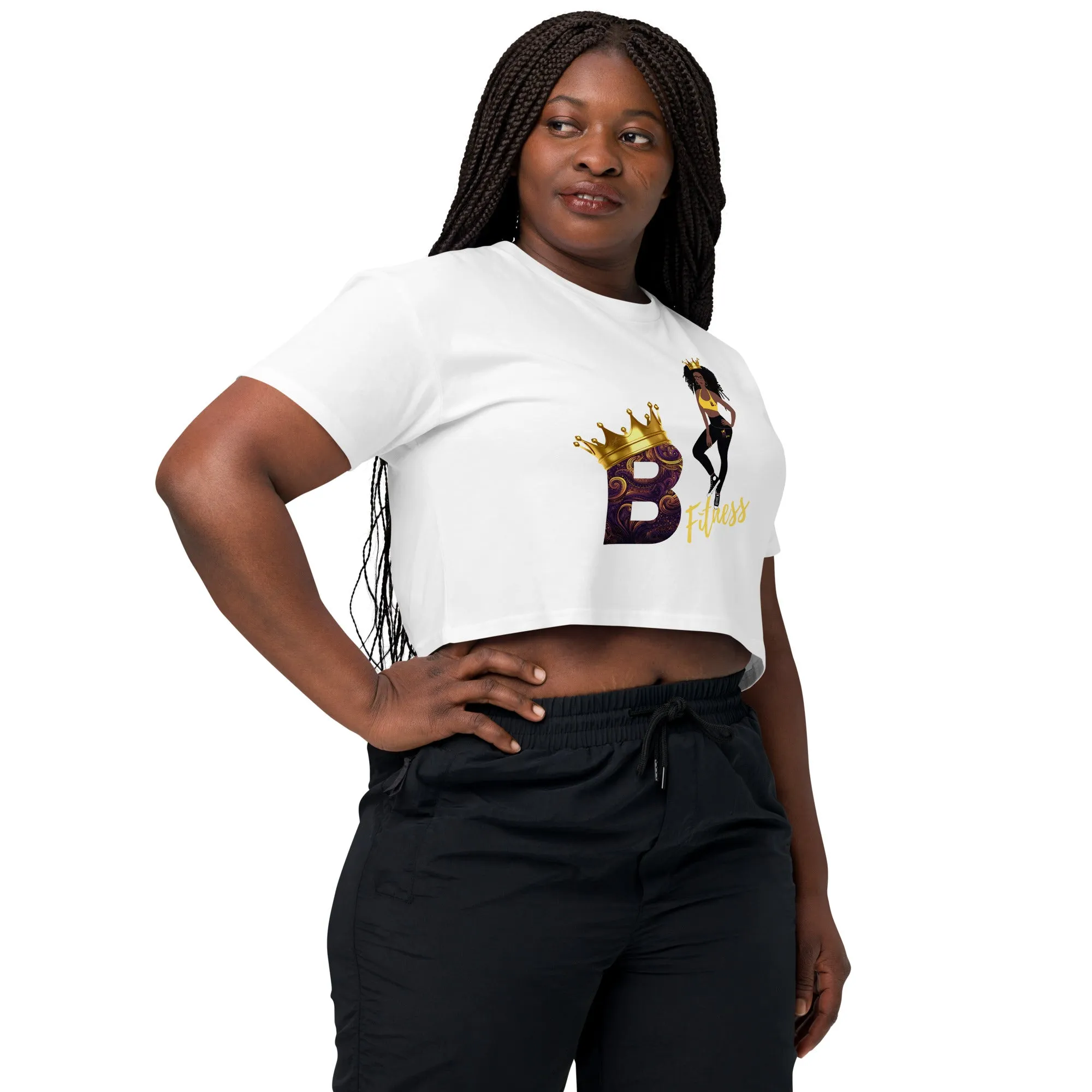 "B Fitness" - Crop Top T-Shirt