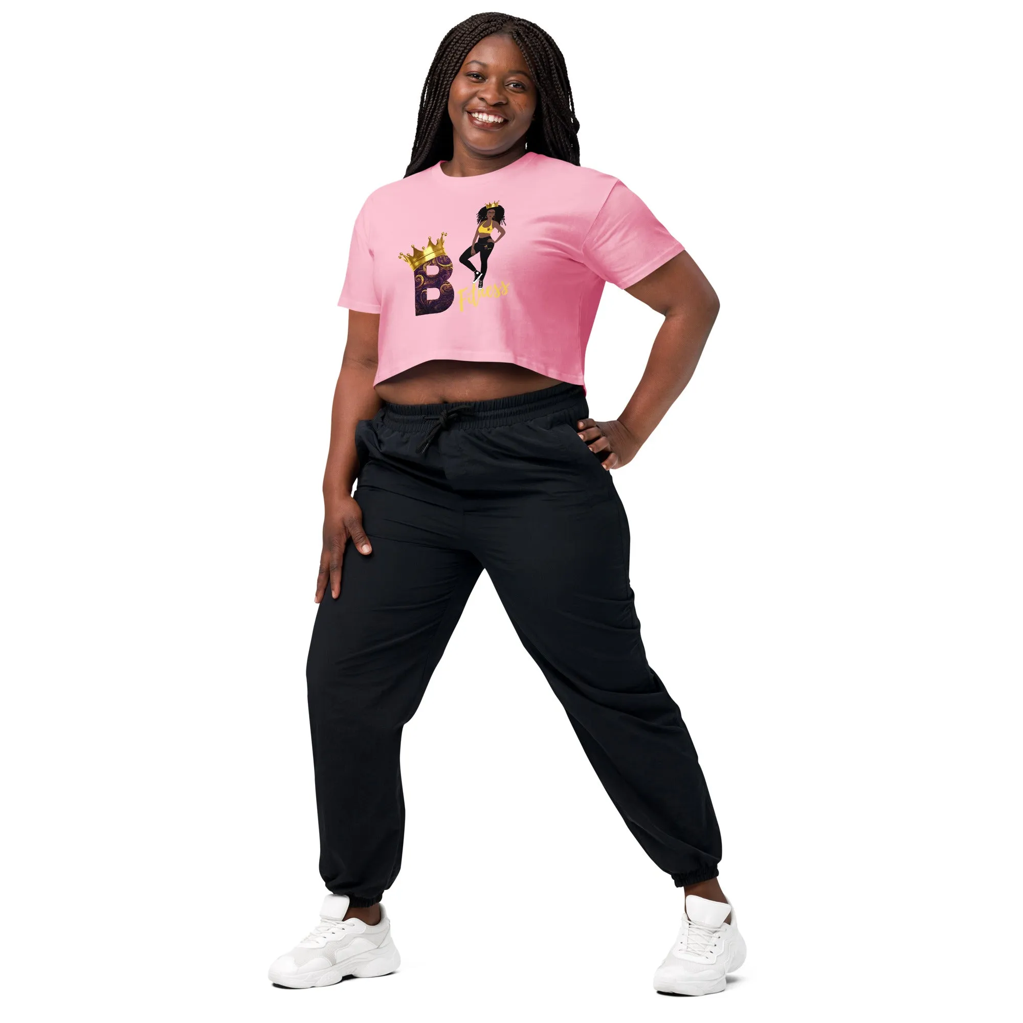 "B Fitness" - Crop Top T-Shirt