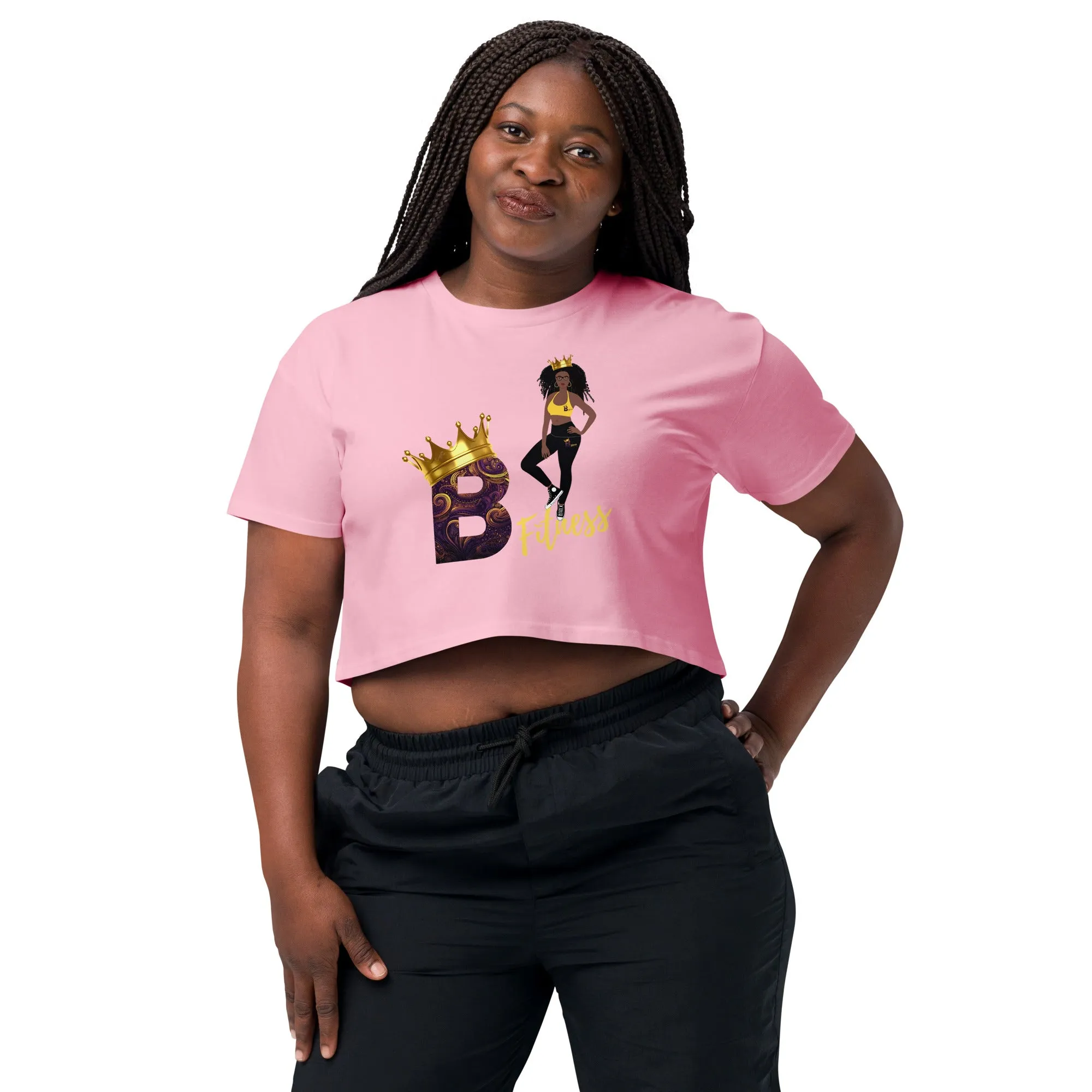 "B Fitness" - Crop Top T-Shirt
