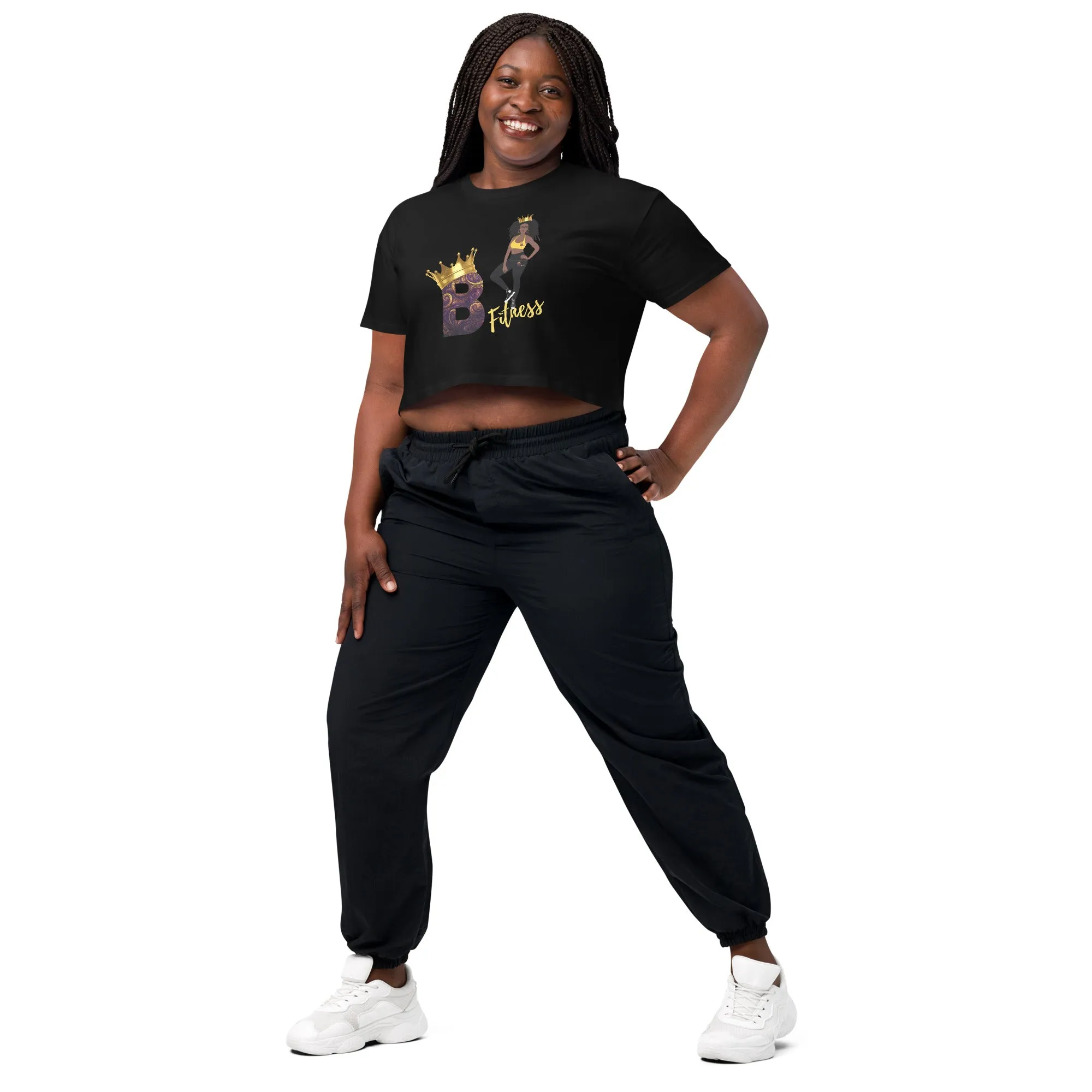 "B Fitness" - Crop Top T-Shirt
