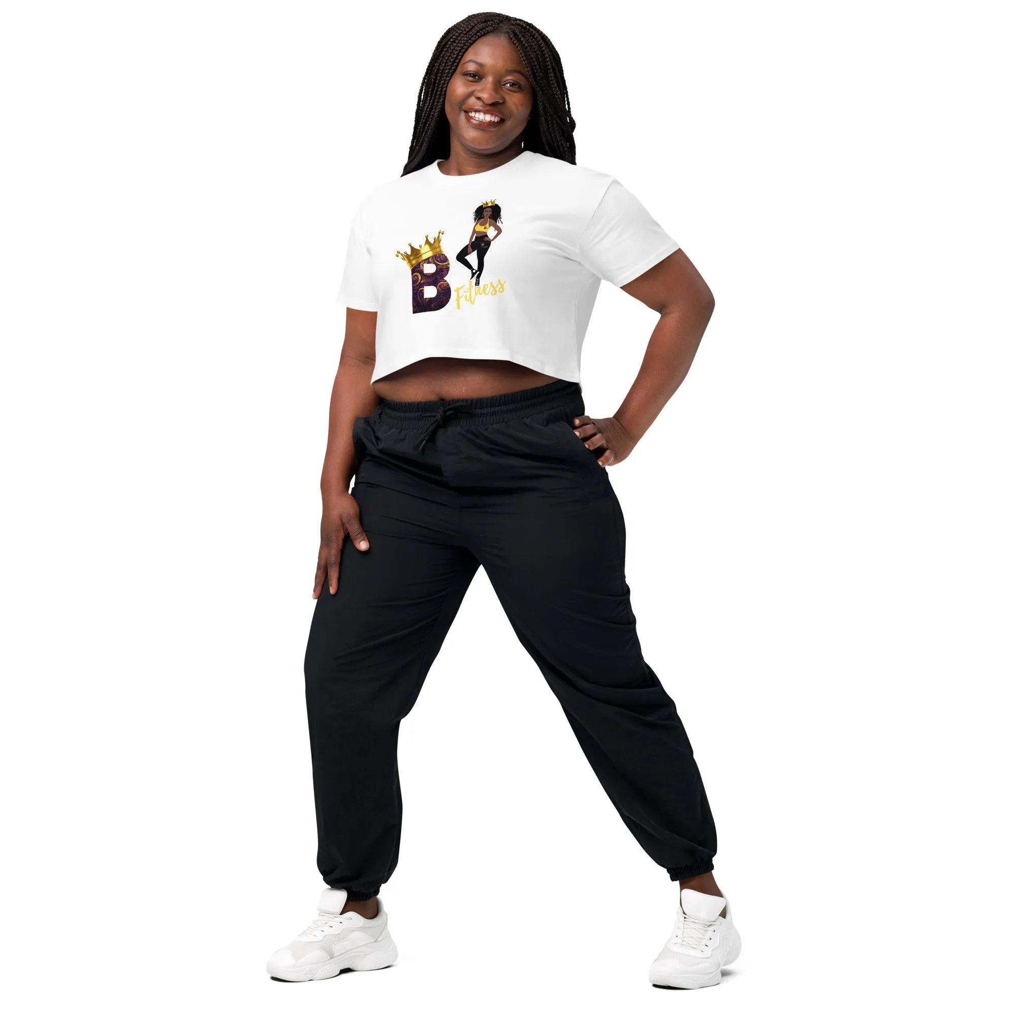"B Fitness" - Crop Top T-Shirt