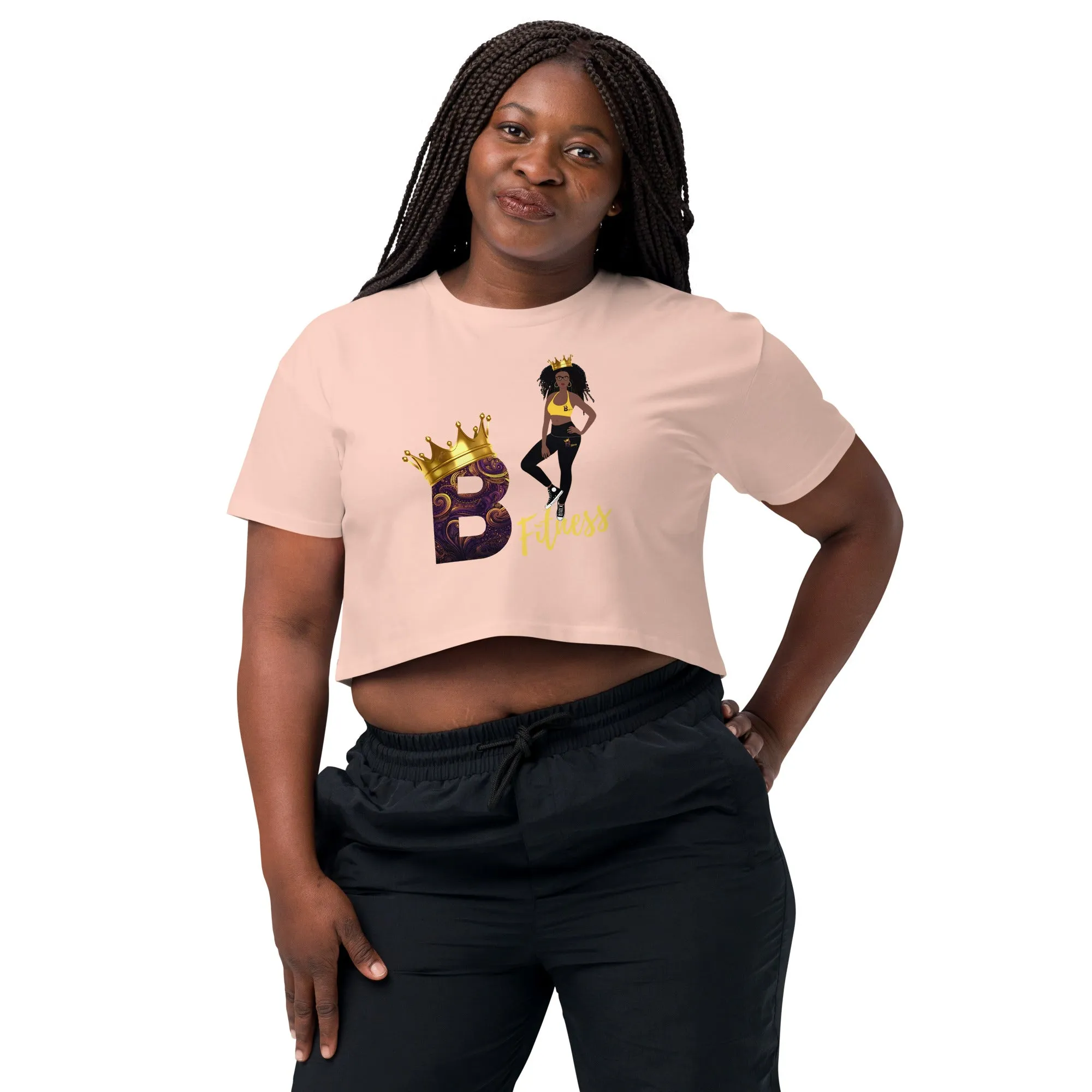 "B Fitness" - Crop Top T-Shirt