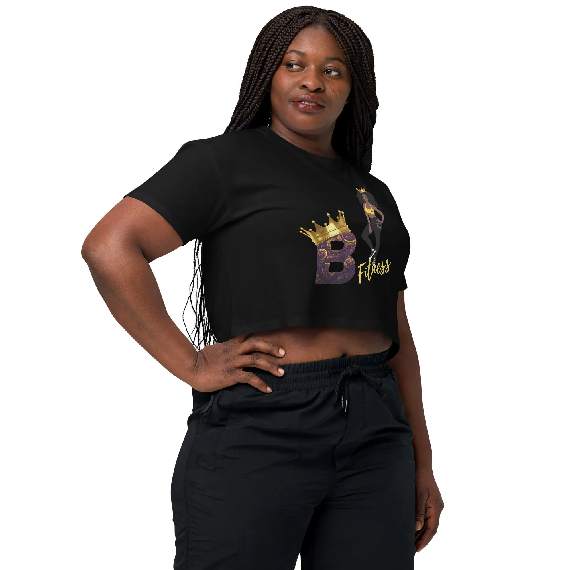 "B Fitness" - Crop Top T-Shirt