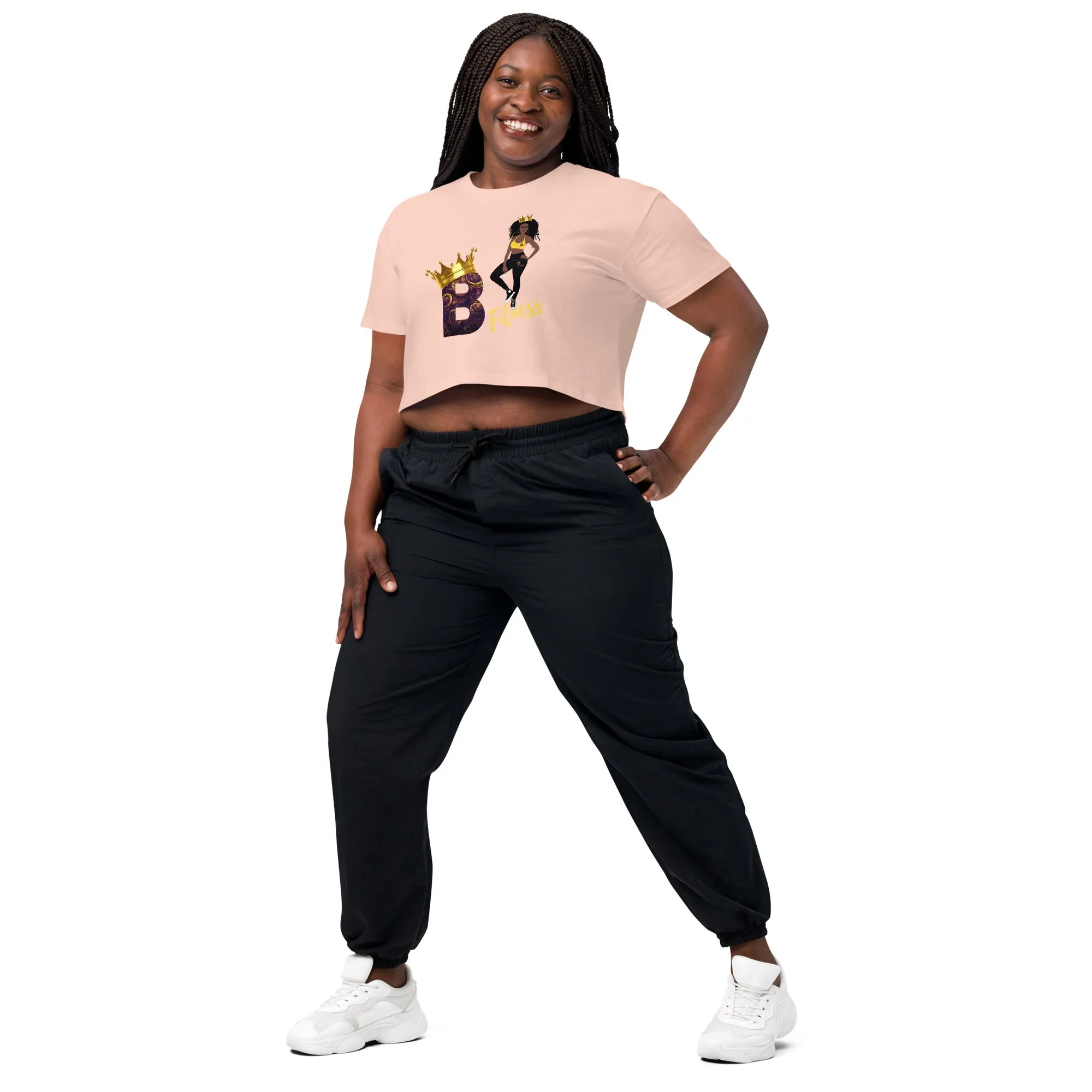 "B Fitness" - Crop Top T-Shirt